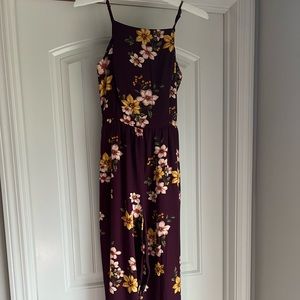 full length floral jumpsuit